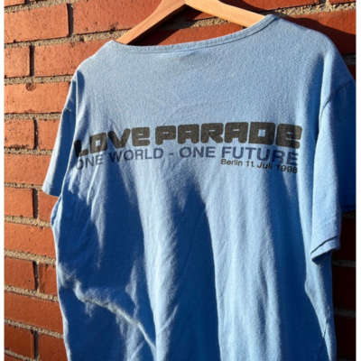 1998 Love Parade Festival T-shirt - Sz Large - Vintage 90s EDM