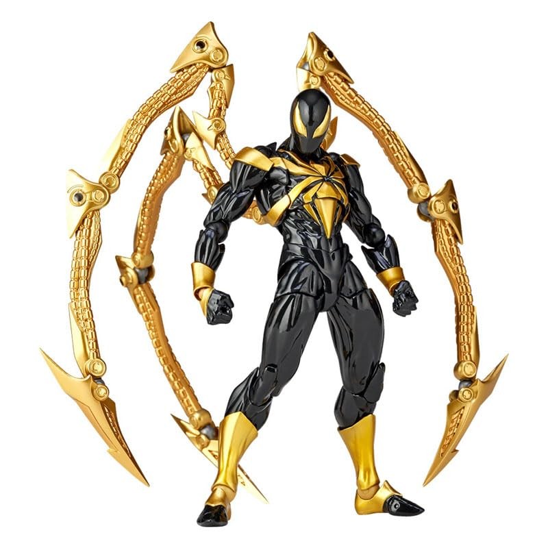 New Kaiyodo Revoltech Iron Spider Black Amazing Yamaguchi Action