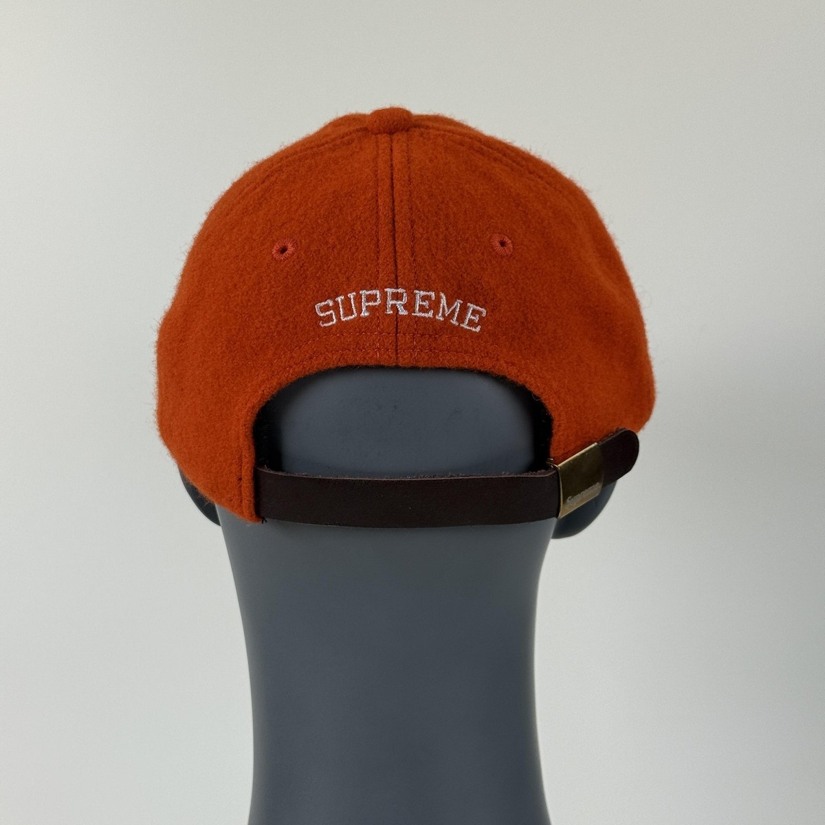 Supreme Hat Cap Strap Back Wool Embroidered Skateboard Mens