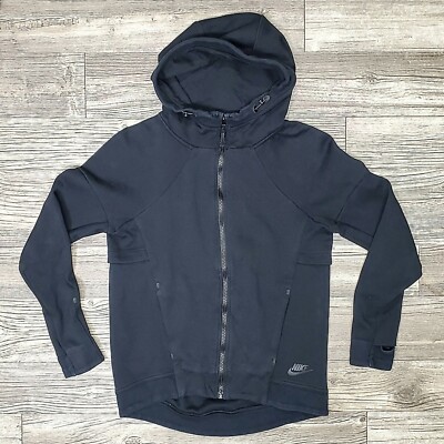 Nike Tech Fleece FZ Hoodie Black Women's XS Scuba Hood 806329-010