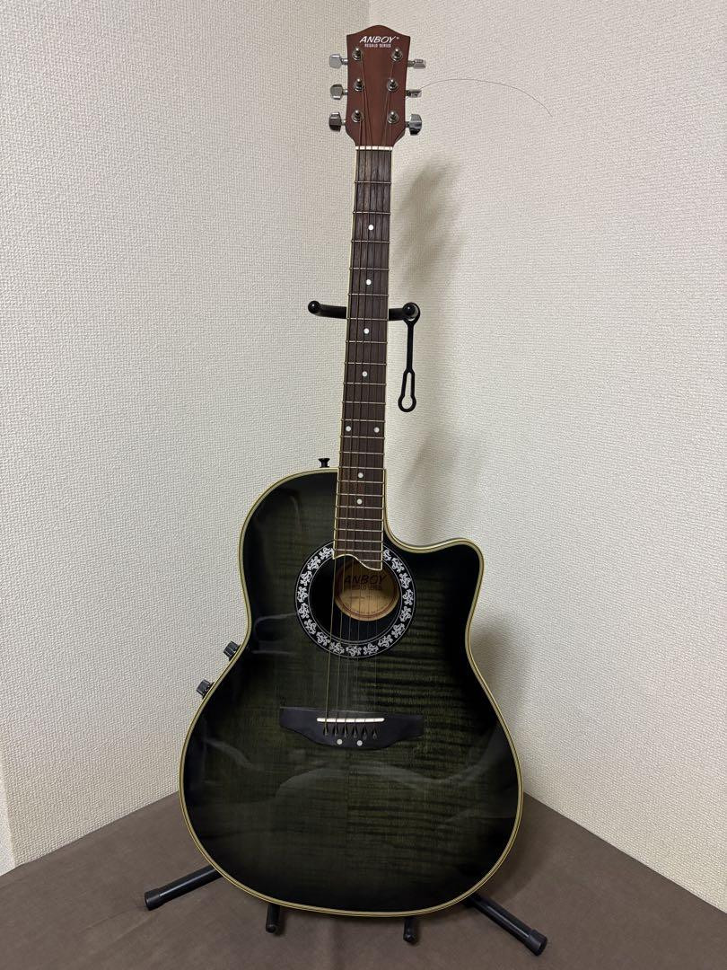 ELectric Acoustic Guitar Anboy REA-35E TK Regalo Series Flamed Top