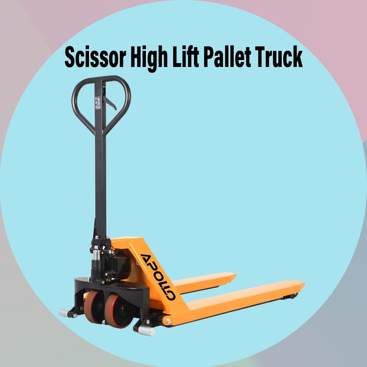 APOLLOLIFT Pallet Jack Truck Manual Hydraulic Scissor Lift Truck
