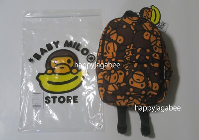 A BATHNIG APE BABY MILO STORE BABY MILO SMALL BACKPACK AK70190002