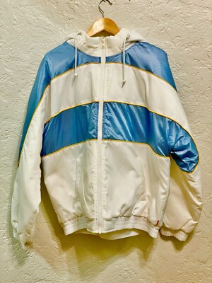 Supreme Sports Piping Puffy Jacket White FW19 Size Large BRAND NEW