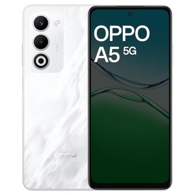 OPPO A5 5G (Mist White, 6GB RAM, 128GB Storage) with No Cost EMI