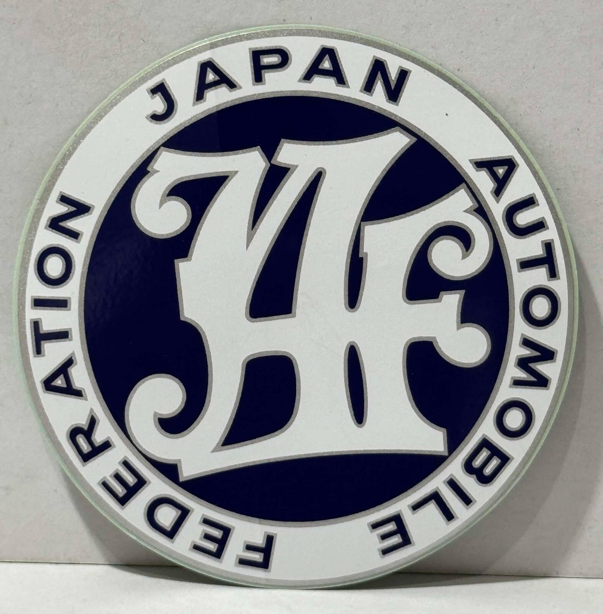 Original Authentic Genuine JAF Japan Automobile Federation Front
