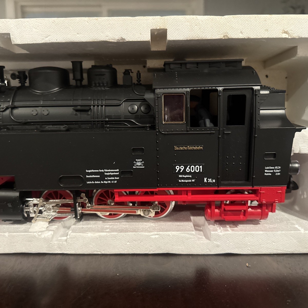 LGB 2080D Steam Locomotive - Black for sale online | eBay