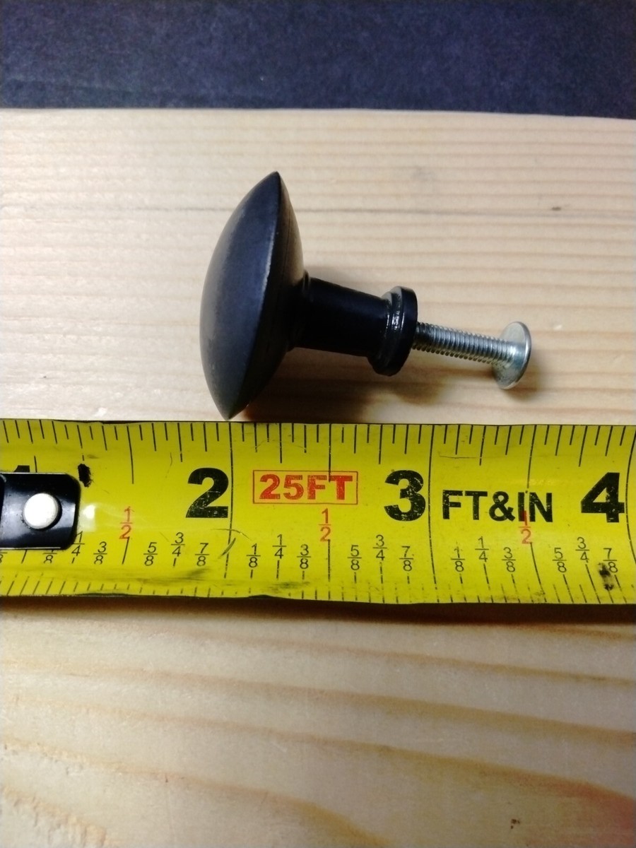 Ikea HEMNES knobs metal 32 mm w/ screws, Part # 117615, (2 pack