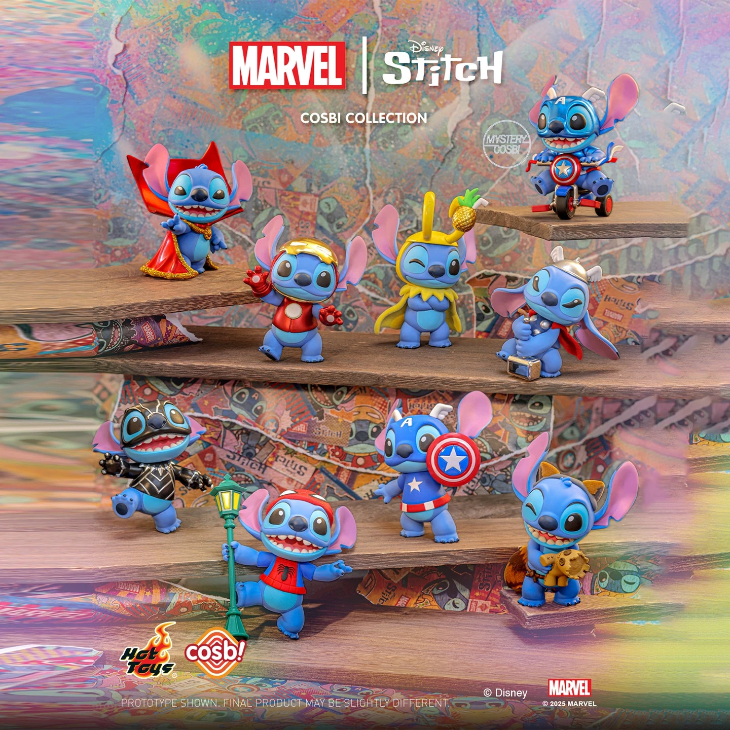 Hot Toys x Marvel Stitch COSBI Series Confirmed Blind Box Figure