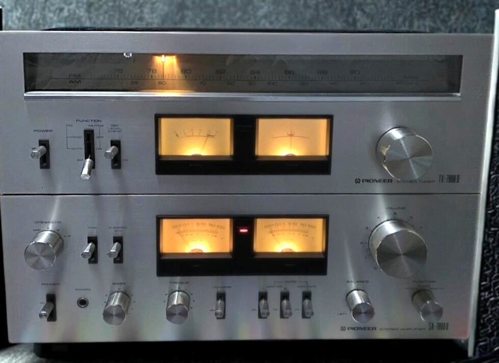 Pioneer SA-7800 II TX-7800 II Integrated Amplifier Tuner Set Fully