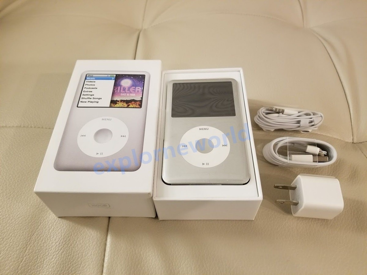 Apple iPod classic 6th Generation Silver (with Personal Engraving