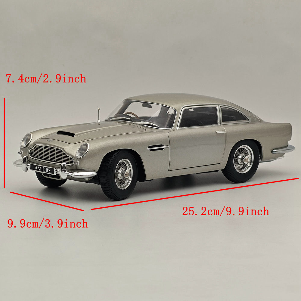 1/18 Aston Martin DB5 Silver Diecast Car Model Collection | eBay