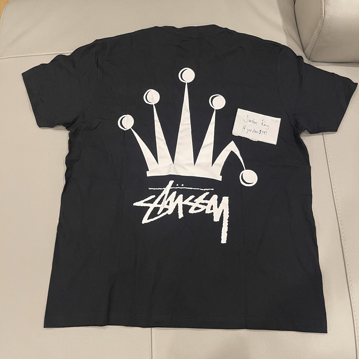 Stussy Crown tee black Size M brand new Medium | eBay
