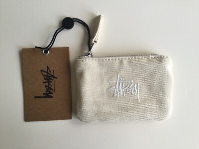 Stussy Canvas Coin Pouch Natural | eBay