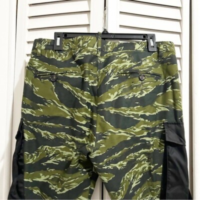DSQUARED2 Green Camo / Camouflage Cropped Cargo Pants DSQ2 Size IT