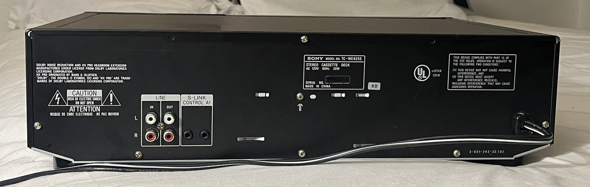 ラジオ・コンポ SONY TC-WE825S Sony TC-WE825S Dual Cassette Deck | eBay