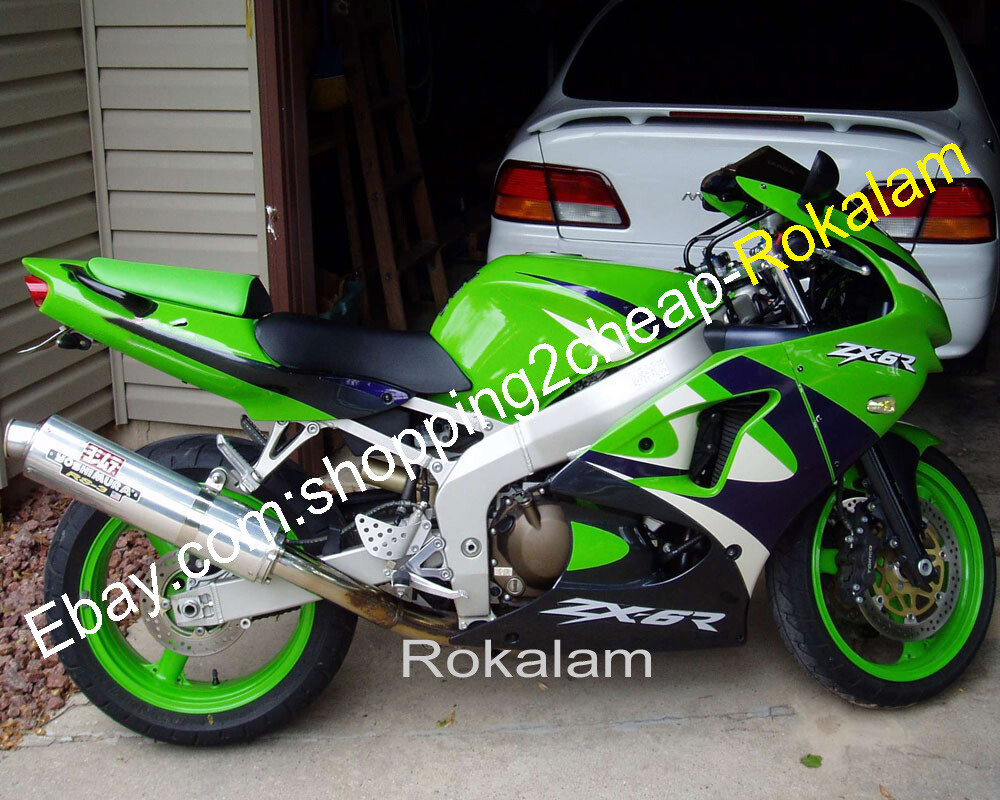 For NINJA ZX6R 1998 1999 ZX 6R 636 ZX-6R ZX636 98 99 Green
