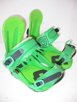 UNION SNOWBOARD BINDINGS FORCE M/L NEON GREEN | eBay