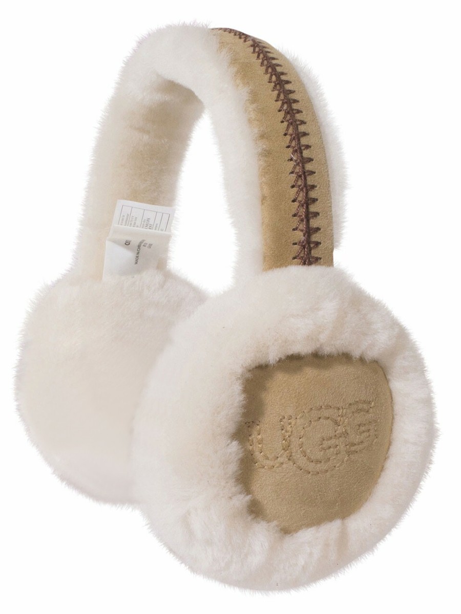 Ugg Women's Sheepskin Embroidery Earmuff (One Size Fits Most) | eBay