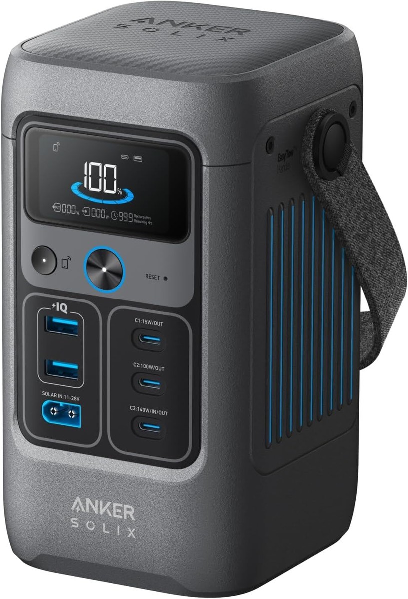 Anker SOLIX C200 DC Power Bank Station 192Wh 200W Solar Generator