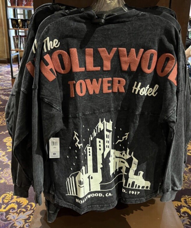 2024 Disney Parks Hollywood Tower Of Terror Hotel Spirit Jersey L