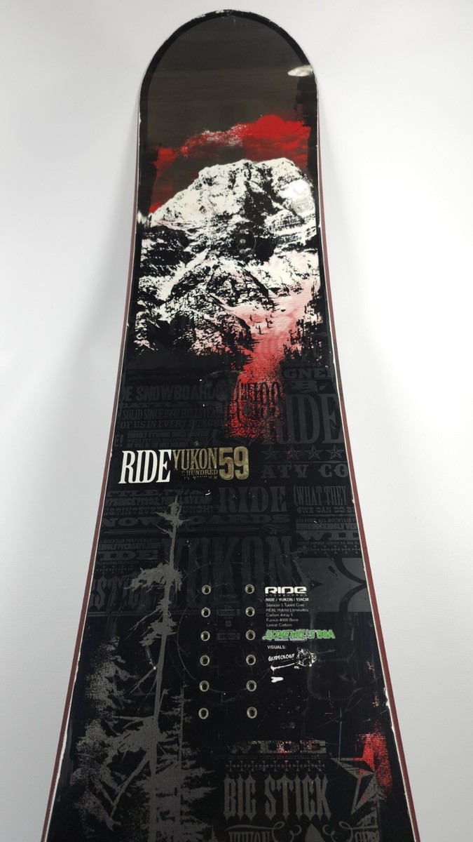 Ride Yukon Slimewalls 90A Big Stick Snowboard 159cm Wide | eBay