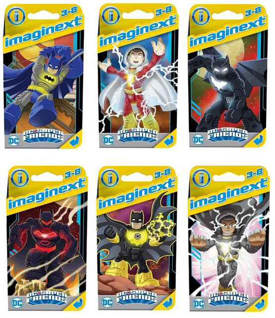 6 - Imaginext DC SUPER FRIENDS Figures - APOKOLIPS/ Batman/ Black