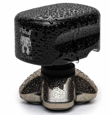 Skull Shaver Pitbull Silver PRO: Electric Head Shaver for Men, Wet