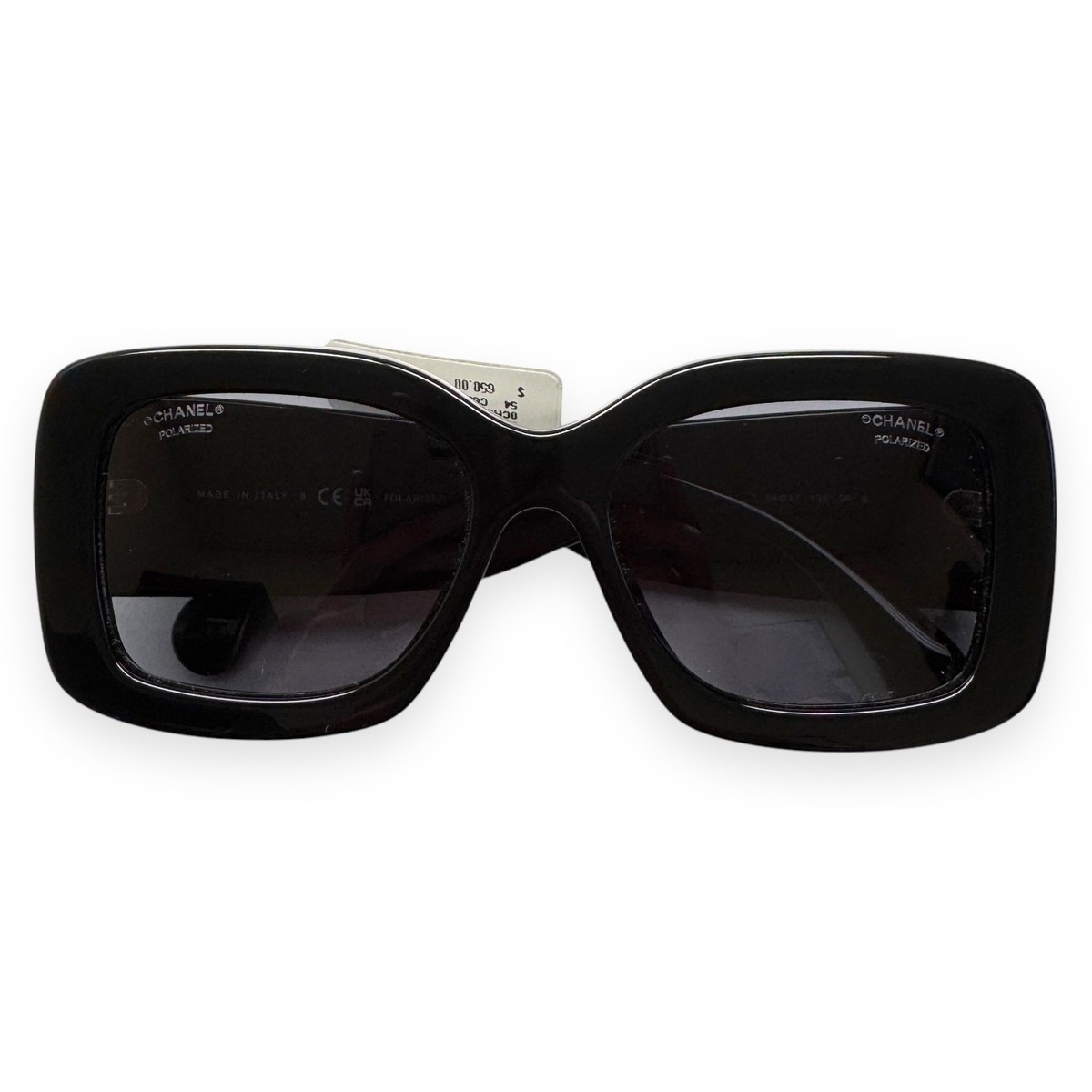 Chanel Sunglasses ch5483A 622/T8 Polished Black Polarized Pale