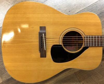 1970 Yamaha FG-140 Red Label Dreadnought Acoustic Guitar with