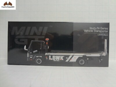 Mini GT Isuzu N-Series Vehicle Transporter LBWK Blk 1:64 Scale *NO