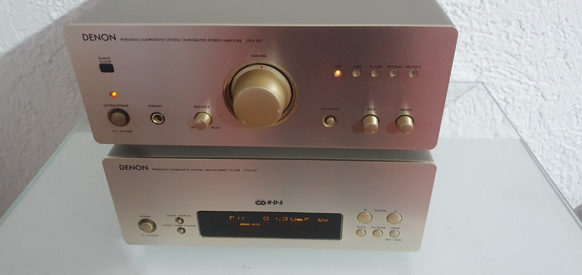 DENON UPA F07 STEREO INTEGRATED AMPLIFIER &DENON UTU-F07 STEREO
