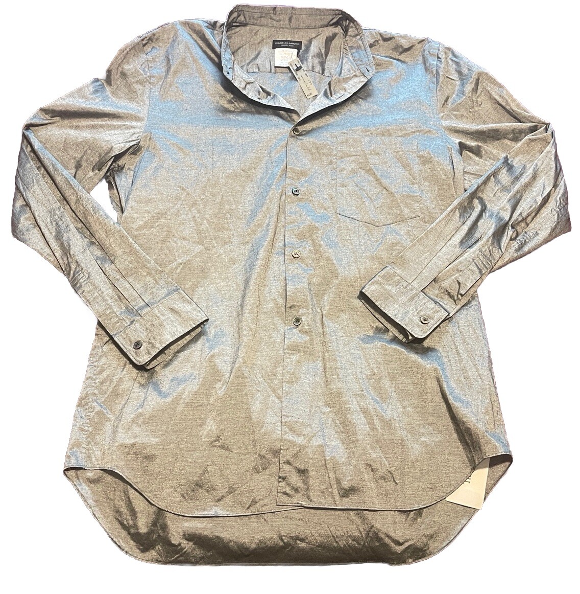 COMME des GARCONS Homme Plus Gray LS Button Up Made In Japan | eBay