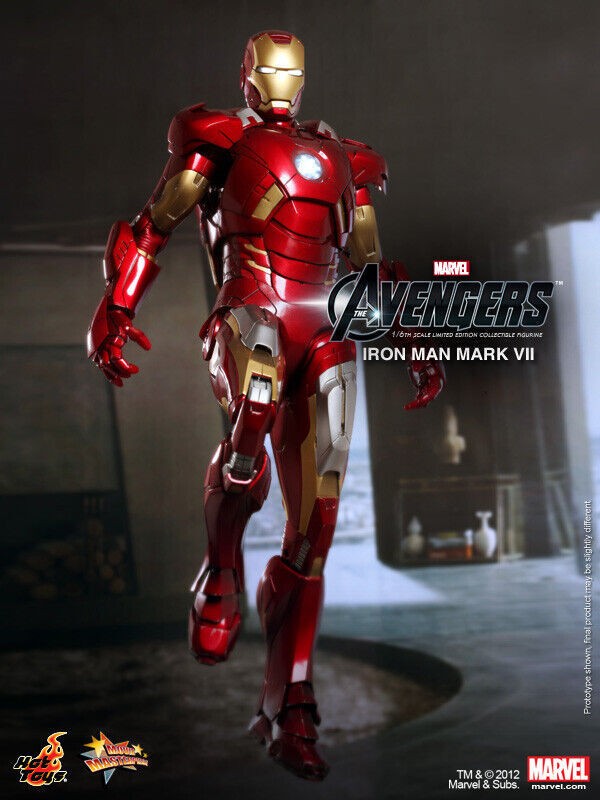 Hot Toys MMS185 Avengers Iron man Mark VII 7 Robert Downey Tony 1