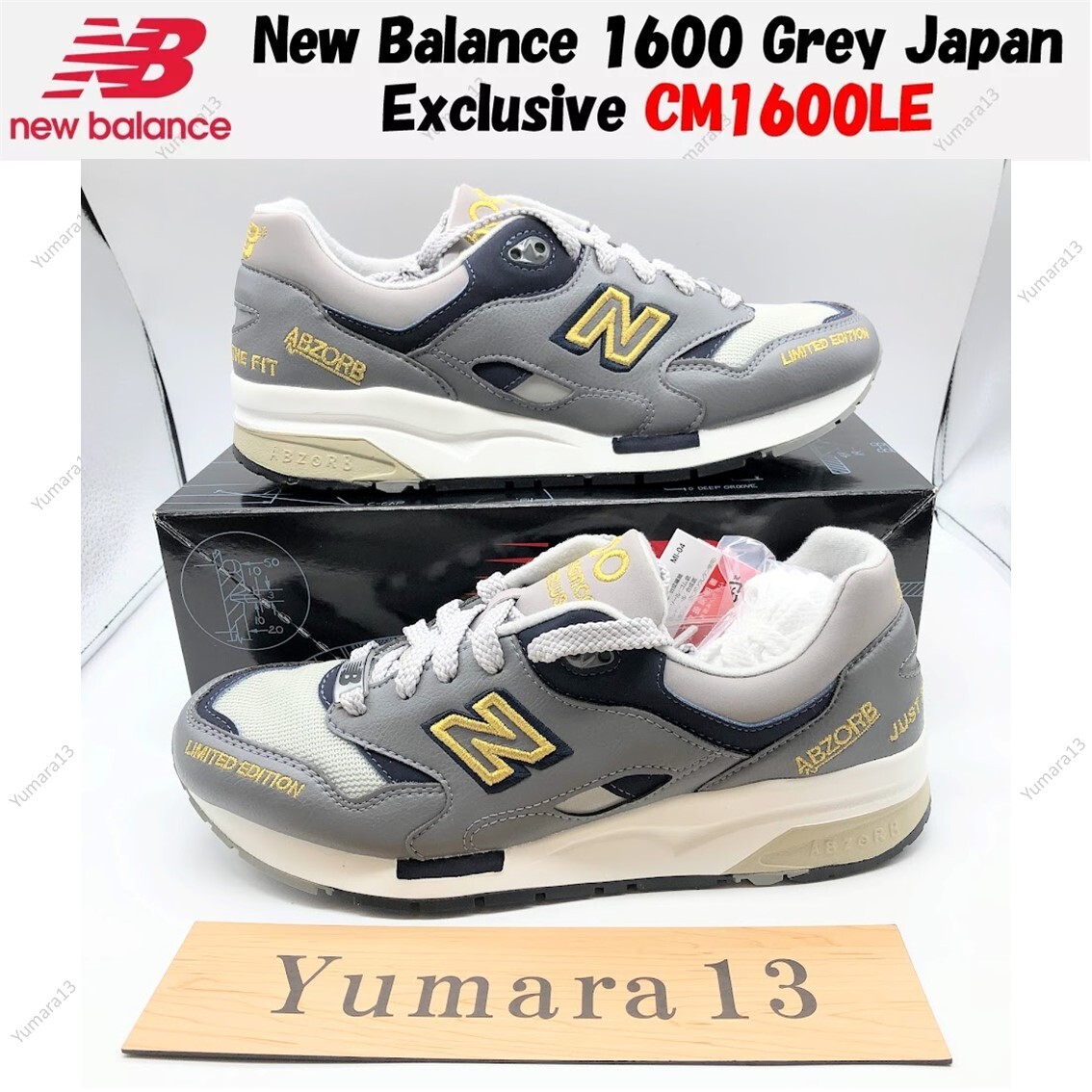 New Balance 1600 Grey Japan Exclusive CM1600LE Men's Size | eBay