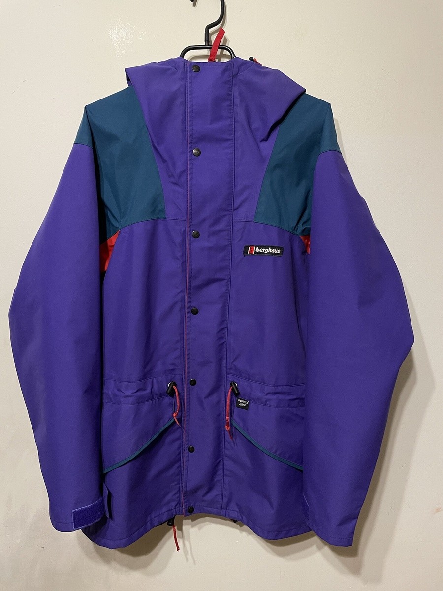 Berghaus Vintage Alpine Extreme Mens Jacket hood Rain Coat Gore