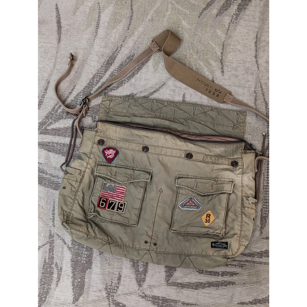 polo ralph lauren messenger bag products for sale | eBay