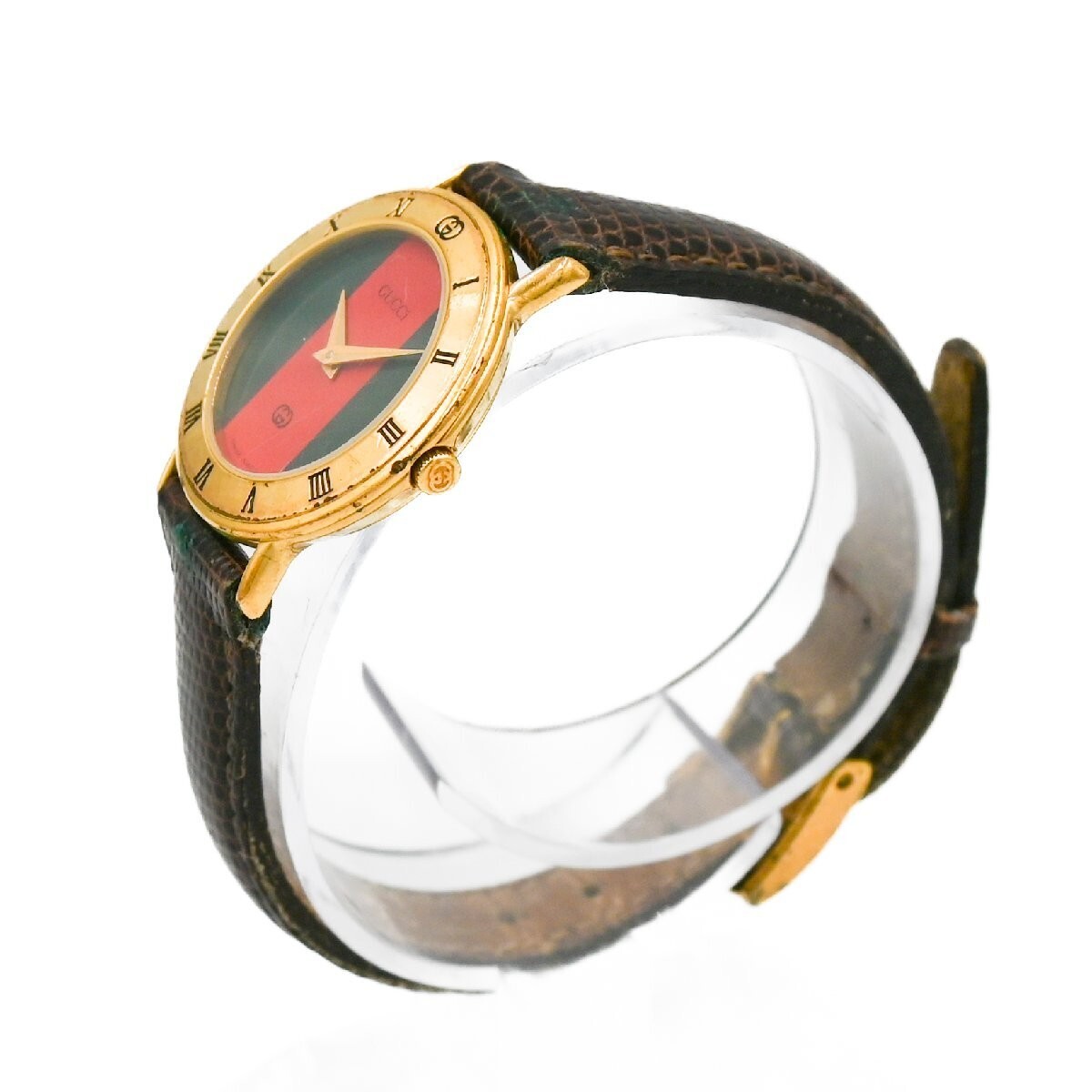 Gucci 3000L Sherry Line Gold Quartz Women's Watch Used Working