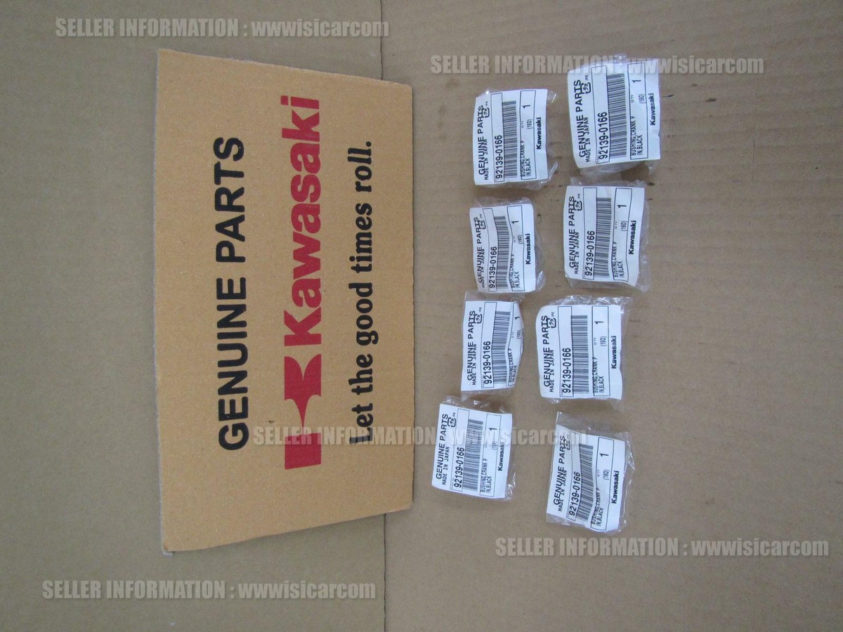 KAWASAKI NINJA ZX-6R 2007 - 2026 BUSHING CRANK PIN BLACK x8pc