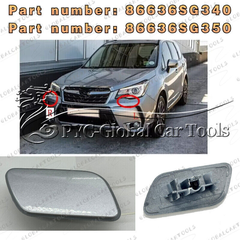 For 2016 2017 2018 Subaru Forester Front Headlamp Washer Spray