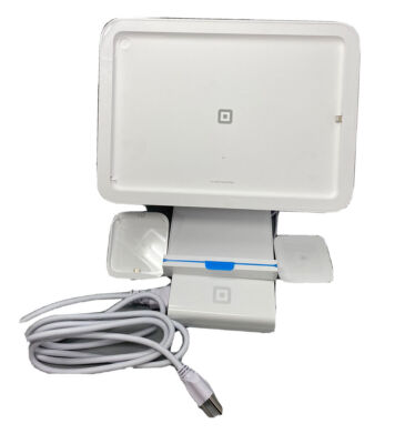 Square Stand for iPad Air POS with Lighting Connector - White for