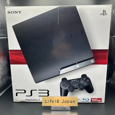 Sony PlayStation 3 120GB Charcoal Black CECH-2000A Console PS3 JP