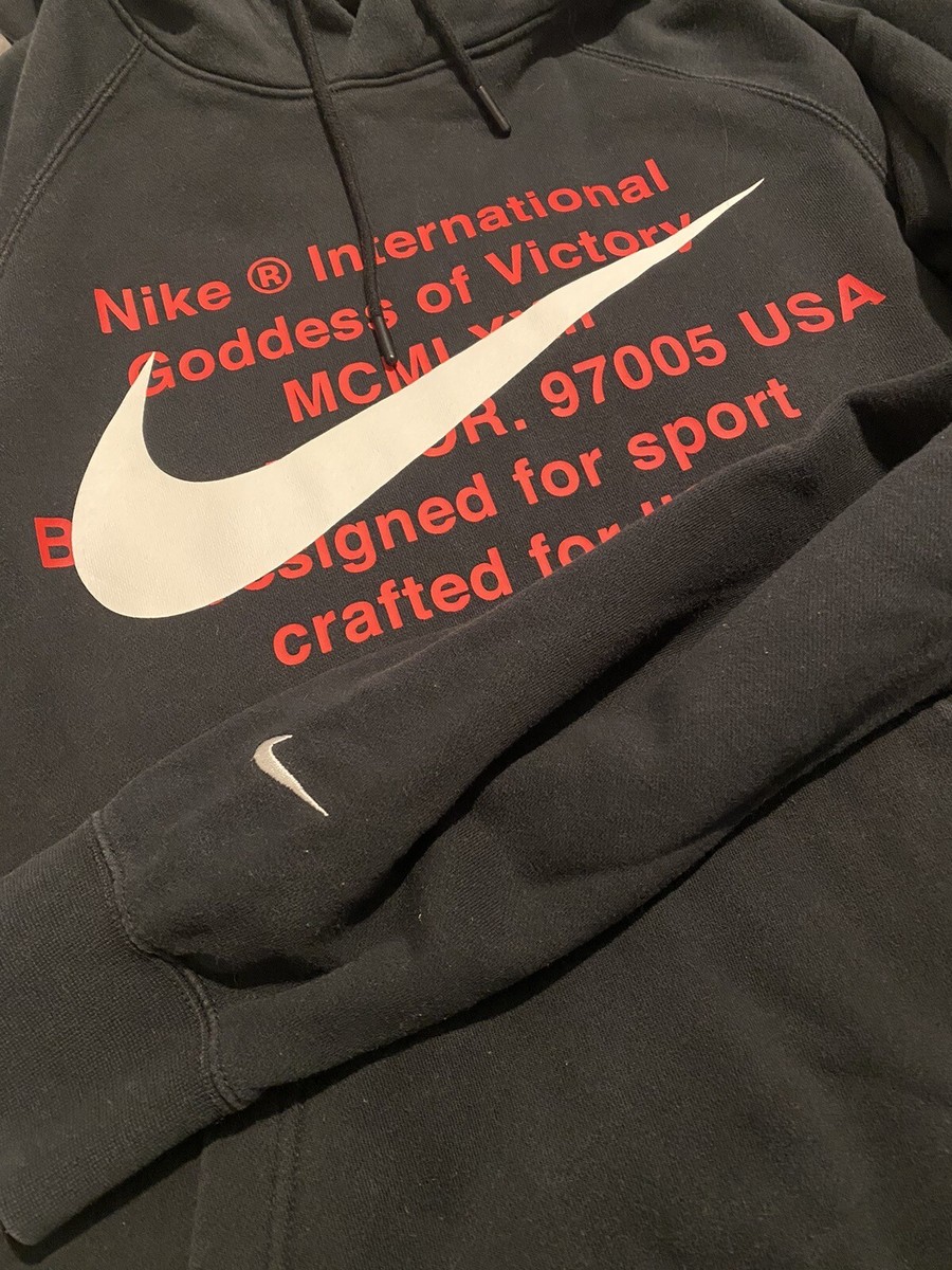 Nike Hoodie International Goddess of Victory Pull Over Hoodie Size