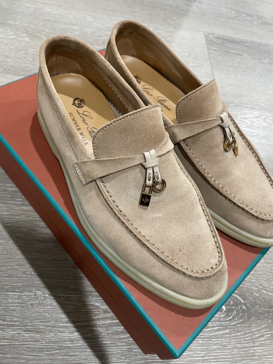 ロロピアーナ サマーウォーク サンドストー 24.5センチ 37.5