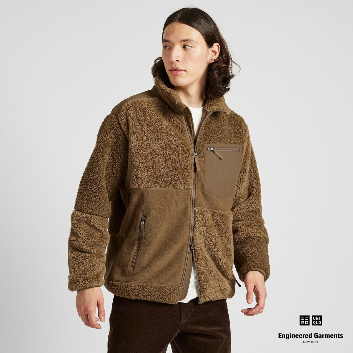 Uniqlo x Engineered Garments Fleece Combination Jacket SIZE S/M | eBay