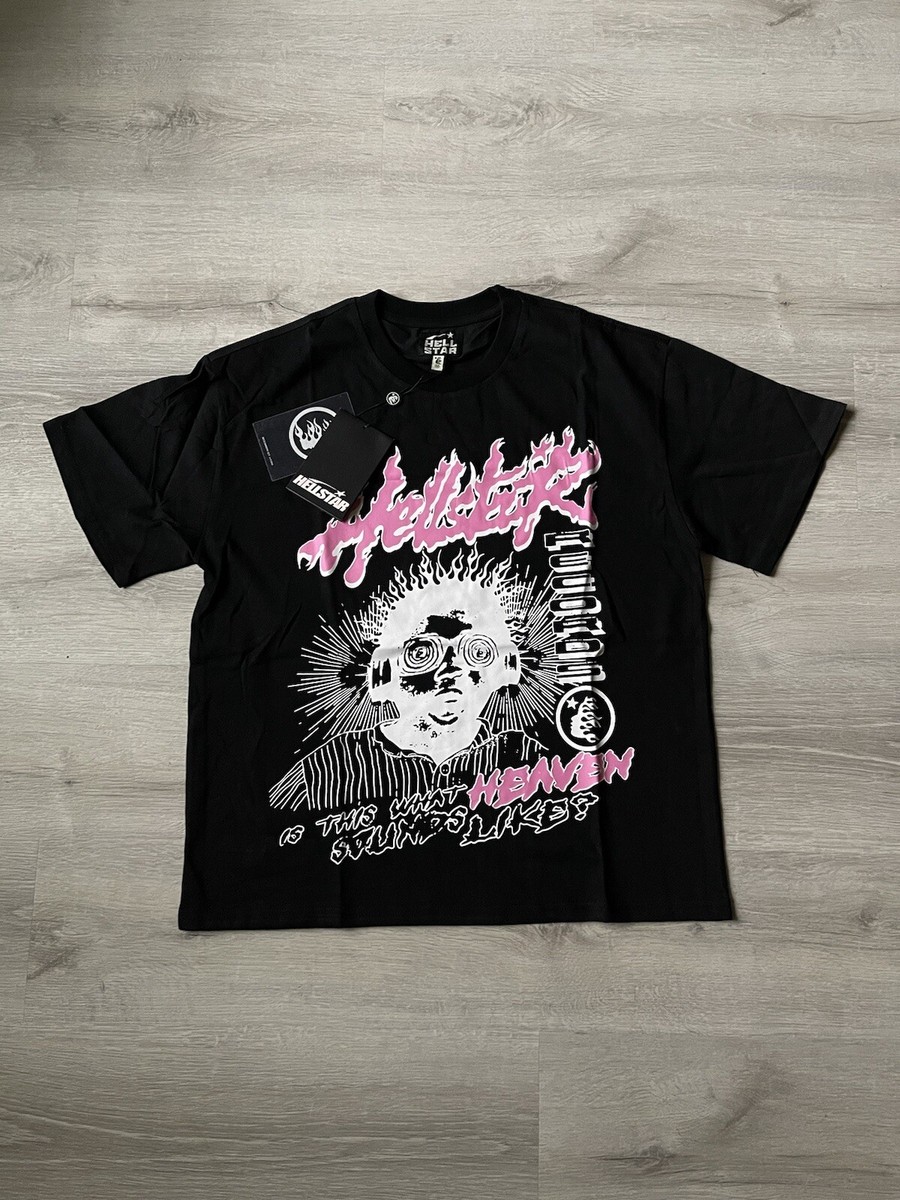 Hellstar Records Black Graphic Tee Size Medium *BRAND NEW WITH