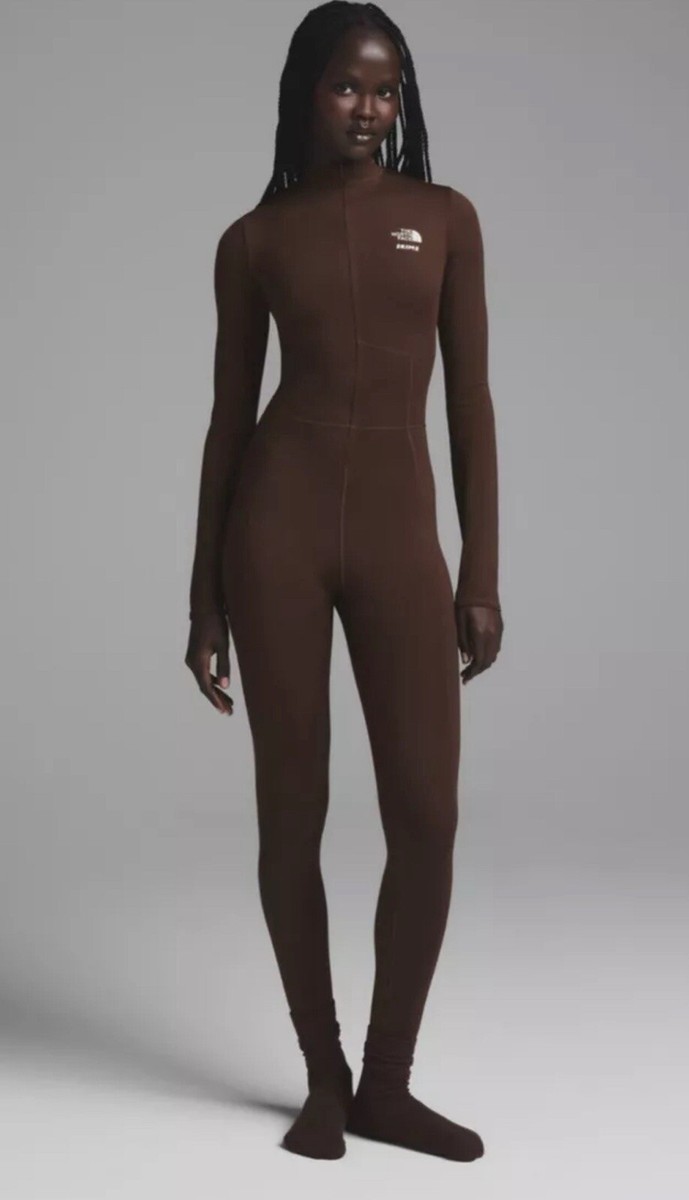 Size 2XL XXL - SKIMS x The North Face Refina Bodysuit COCOA Brown