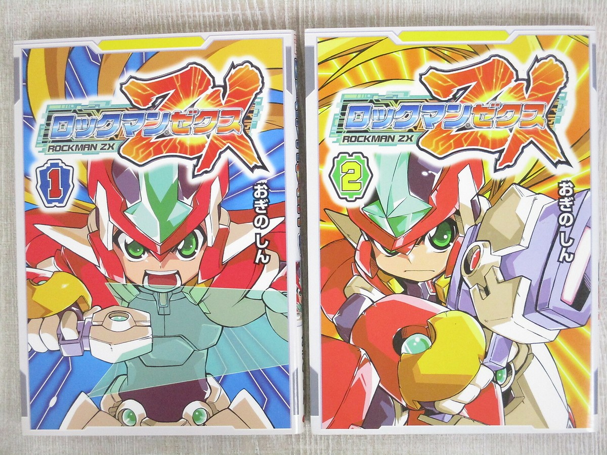 ROCKMAN ZX Manga Comic Complete Set 1&2 SHIN OGINO 2007 Nintendo