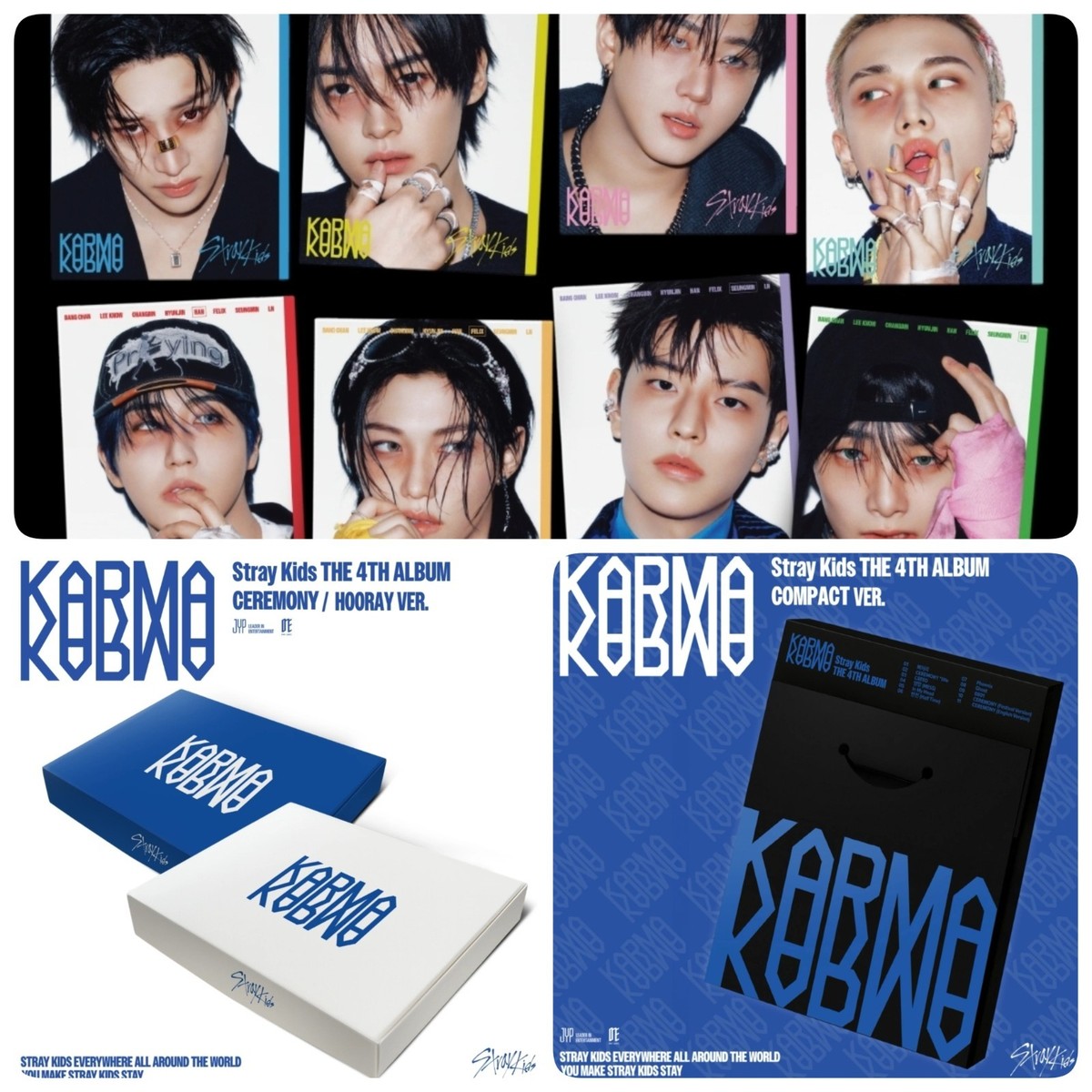 SEALED STRAYKIDS KARMA ALBUM PHOTO CARD CEREMONY HOORAY COMPACT