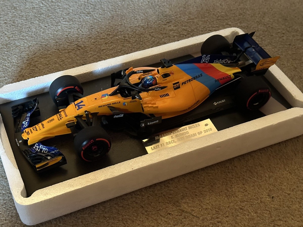 MINICHAMPS FERNANDO ALONSO McLAREN MCL33 2018 ABU DHABI GP 1/18